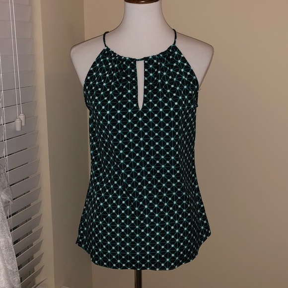 Banana Republic Factory Tops - Banana Republic Geometric Print Tie Back Tank